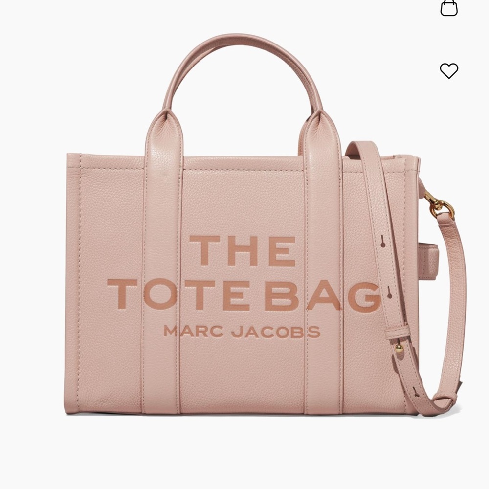 The Leather Medium Tote Bag- Marc Jacobs